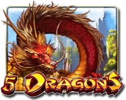 Play 5 Dragons online slot game at MRATM88