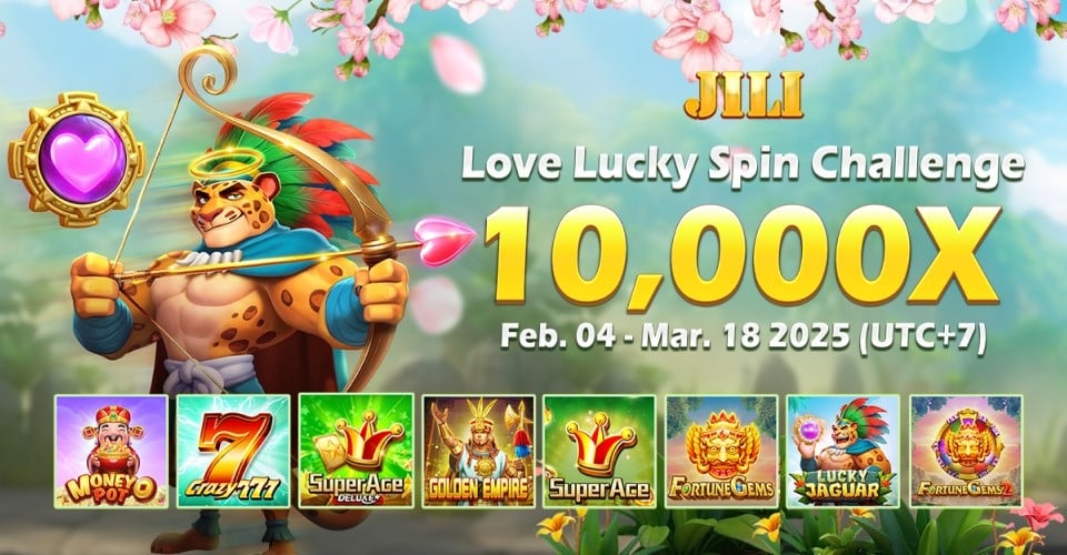 JILI Love Lucky Spin Challenge at MRATM88 featuring Super Ace, Golden Empire, Fortune Gems, and Crazy 777