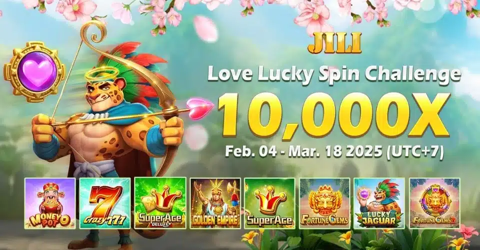 JILI Love Lucky Spin Challenge at MRATM88 featuring Super Ace, Golden Empire, Fortune Gems, and Crazy 777