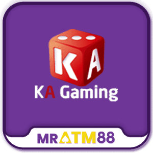 Promotional image for the MrATM88 platform featuring the exciting KA Gaming Fishing arcade game interface.