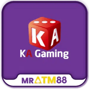 Promotional image for the MrATM88 platform featuring the exciting KA Gaming Fishing arcade game interface.