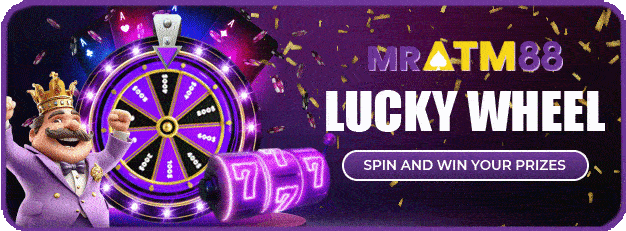 MRATM88 Lucky Wheel spinning animation to encourage players to take a spin for daily rewards.