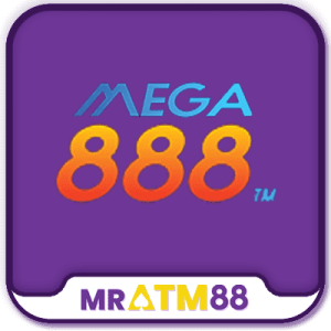 MRATM88 Mega888 slot game thumbnail and logo for mobile play.