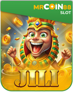 Promotional banner for the MrCoin88 platform featuring the popular Jili Slot games selection and logo.