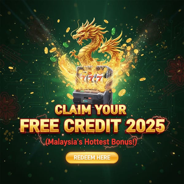MRATM88 promotional banner prompting users to claim their free credit for 2025 now.