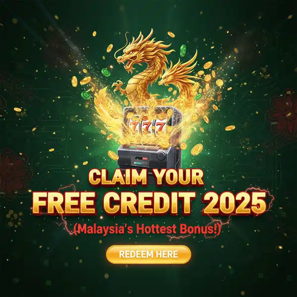 MRATM88 promotional banner prompting users to claim their free credit for 2025 now.