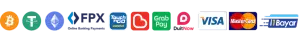 Happy88 payment gateway logos, including Touch 'n Go eWallet and DuitNow, for comparison of withdrawal speed.