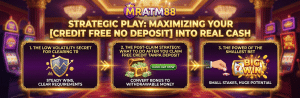 Strategic Play: Maximizing your credit free no deposit into real cash. Tips include the low volatility secret for clearing TR after you claim free credit tanpa deposit