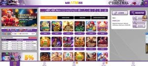 mratm88 latest homepage interface