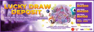 mratm88 latest deposit lucky draw to win cash prize